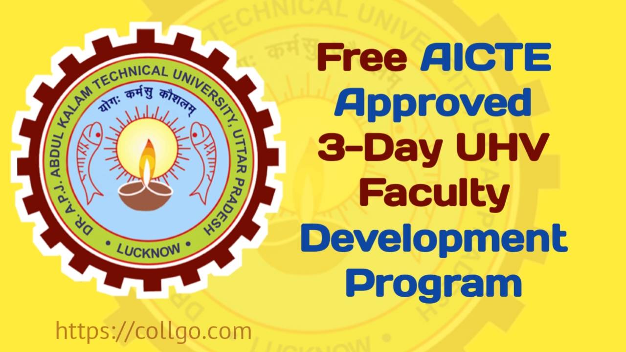 Free AICTE-Approved 3-Day UHV Faculty Development Program
